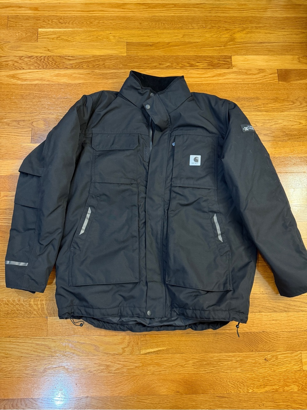 Carhartt Men's Yukon Extremes Full Swing Insulated Coat in Black - Size Large